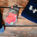 Under Armour Girl's Essential No Show Socks, Multicoloured, Medium, 6 Pack