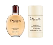 Calvin Klein - Obsession For Men EDT 125ml + Calvin Klein - Obsession for Men Deo stick