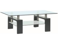 Table basse Table basse Dana 100 x 60 cm noire
