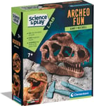 Clementoni 61376 Science & Play Lab-Giant Skull T Rex Kit-Educational and Scient