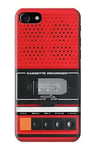 Red Cassette Recorder Graphic Case Cover For IPHONE 7