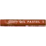 Gallery Oljepastellkritor Premium, L: 7 cm, tjocklek 11 mm, rödbrun (237), 6 st./ 1 förp.