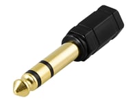 Deltaco - Audio-Adapter - Stereojack Hane Till Mini-Phone Stereo 3.5 Mm Hona