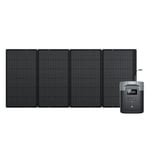 Groupe électrogène avec panneau solaire-EF ECOFLOW DELTA 2 Max 2048Wh avecpanneau solaire portable 400W-Générateur solaire