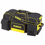 DWST1-79210 Duffel Trolley Bag with Wheels, Yellow/Black, Large 26-Inch