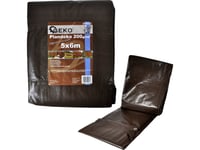 Geko Presenning Extra Tjock/Brun 200G 2X3m