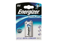 Energizer Ultimate Lithium - Batteri 9V - Li - 1200 mAh