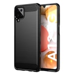 HDOMI Samsung Galaxy A12/M12 Case,High Perfomance Soft TPU Silicone Gel Shell Shockproof Cover for Samsung Galaxy A12/M12 (Black)