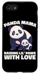 iPhone SE (2020) / 7 / 8 Panda Mama Raising Lil Paws With Love Cute Mom Bear And Cub Case