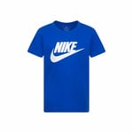 Børne Kortærmet T-shirt Nike Sportswear Futura Blå 2-3 år