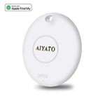 Aiyato-Smart Airtag Tracker,Bluetooth,Fonctionne Avec Apple,Find My Global Network Key Finder,Airtag Tracker Pour Ios System Locator - Type Style3 White #A