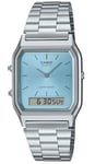 Casio Unisex's Analogue-Digital Quartz Watch with Stainless Steel Strap AQ-230A-2A1MQYES