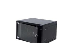 Triton Delta X, Väggmonterad Rack, 6U, 25 Kg, 13 Kg, Svart