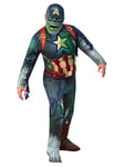 Rubies Official 702866TEEN000 Teen Childs Boys Deluxe Zombie Captain America Costume Marvel