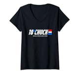 Womens 18-Chuck (Charlie) Special Forces Demolitions Vintage MOS V-Neck T-Shirt