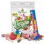 Retro Sweets Vegan Mini Mix - Pick N Mix Vegetarian Halal Approved Gelatine Free and Dairy Free Mini Mixed Sweets Bag Perfect for Sharing Candy Sweet and Sour Treats