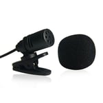 Microphone Audio de voiture professionnel, Mini, filaire, externe, Portable, cravate Lavalier, micro pour conférence, conférence, enseignement, 3.5mm - 21MKF0715A02941