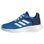 adidas Unisex Kids Tensaur Run 2.0 K Gymnastics Shoes, Blue Rush Core White Dark Blue, 2 UK