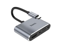 Hoco Adaptor Hub Type C To Hdtv+Vga+Usb3.0+Pd100w+Hdmi