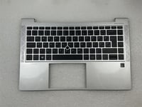For HP EliteBook 840 Aero G8 M51617-BA1 Slovenian Palmrest Keyboard Top Cover