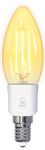DELTACO – SMART HOME LED-älylamppu, hehkulankajäljitelmä, E14, valkoinen (SH-LFE14C35)