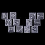 Acrylic Natural Word Handmade Clear Soap Stamping Stamp Seal Mol 3#