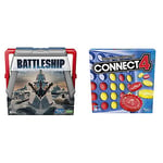 Hasbro Gaming Battleship Classic Board Game, Strategy Game For Kids Ages 7 and Up, Fun Kids Game For 2 Players, Multicolor & Classic Connect 4 Game, Various