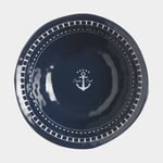 Marine Business Djupa melamintallrikar Sailor Soul, blå, 15 cm, 6-pack