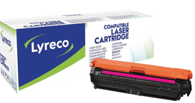 New Lyreco Compatible CE743A 307A Magenta Toner Cartridge for HP CP5225 , CP5220