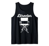Production Crew Filmmaker Producer Movie Director Chair Tank Top