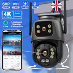 6MP Wireless Smart IP Camera WIFI Outdoor CCTV PTZ Security Home IR Night Vision