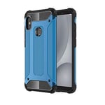 AUSKAS-UK Shockproof Protective Case For Xiaomi For Xiaomi Redmi Note 5 Pro Full-body Rugged TPU + PC Combination Back Cover Case (Black) Combination Case (Color : Blue)