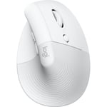 Logitech Lift Vertical Ergonomic Mouse for Mac (Pale Grey)