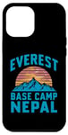 Coque pour iPhone 14 Plus Everest Basecamp Népal Mountain Lover Hiker Saying Everest