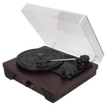 BT Record Player Vintage 3 Speed Built In Speaker Wireless Vinyl Turntable W SLS