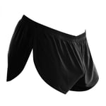 babysbreath17 Men Loose Underpants Comfortable Boxer Shorts U Convex Split Underpant Pouch Male Sexy Underwear