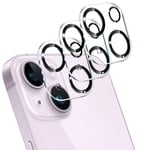 [3-Pack] iPhone 14 Plus Linsskydd av Härdat Glas - Skydd för Kamera, Anti-Reptåligt