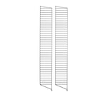 String - Golvgavel 200x30cm 2-pack svart - Hyllor & Hyllsystem - Svart - Metall
