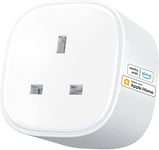 meross WiFi Smart Plug, Wireless Remote Control Timer Switch, Works with Alexa, Apple HomeKit, and Google Home