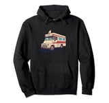 Summer Ice Cream Truck Costume for Jingles and Vehicle Fans Pullover Hoodie
