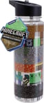 Minecraft Water Bottle & Sticker Set
