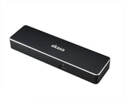 AKASA – Dual 4K Thunderbolt 3 dock, 87W USB PD 2.0, Gigabit ethernet, 3.1 Gen 1, black (A-NDK02-12BKEU)