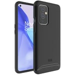 TUDIA DualShield Designed for OnePlus 9 Case 5G [Compatible with NA/EU Version], [Merge] Shockproof Tough Dual Layer Hard PC Soft TPU Slim Protective Case - Matte Black