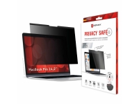 DISPLEX Privacy Safe sekretessfilter för MacBook Pro 14,2, antireflex, blåljusfilter, magnetiskt fäste
