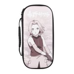 Konix Naruto Shippuden Housse de protection et transport pour consoles Nintendo Switch, Switch Lite et Switch OLED - Rangement 8 jeux - Motif Sakura