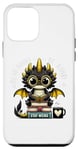 iPhone 12 mini Funny Small Dragon Read Books Be Kind Stay Weird Book Lover Case