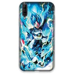 Coque pour Wiko View 4 Lite Manga Dragon Ball Vegeta Bleu