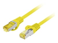 Lanberg - Patch-Kabel - Rj-45 (Hane) Till Rj-45 (Hane) - 3 M - 6 Mm - S/Ftp - Cat 6A - Halogenfri, Hakfri - Gul