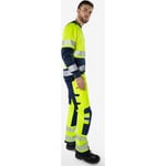 HiVis Gröna stretchbyxor klass