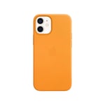 Apple iPhone 12 mini Leather Case with MagSafe - California Poppy